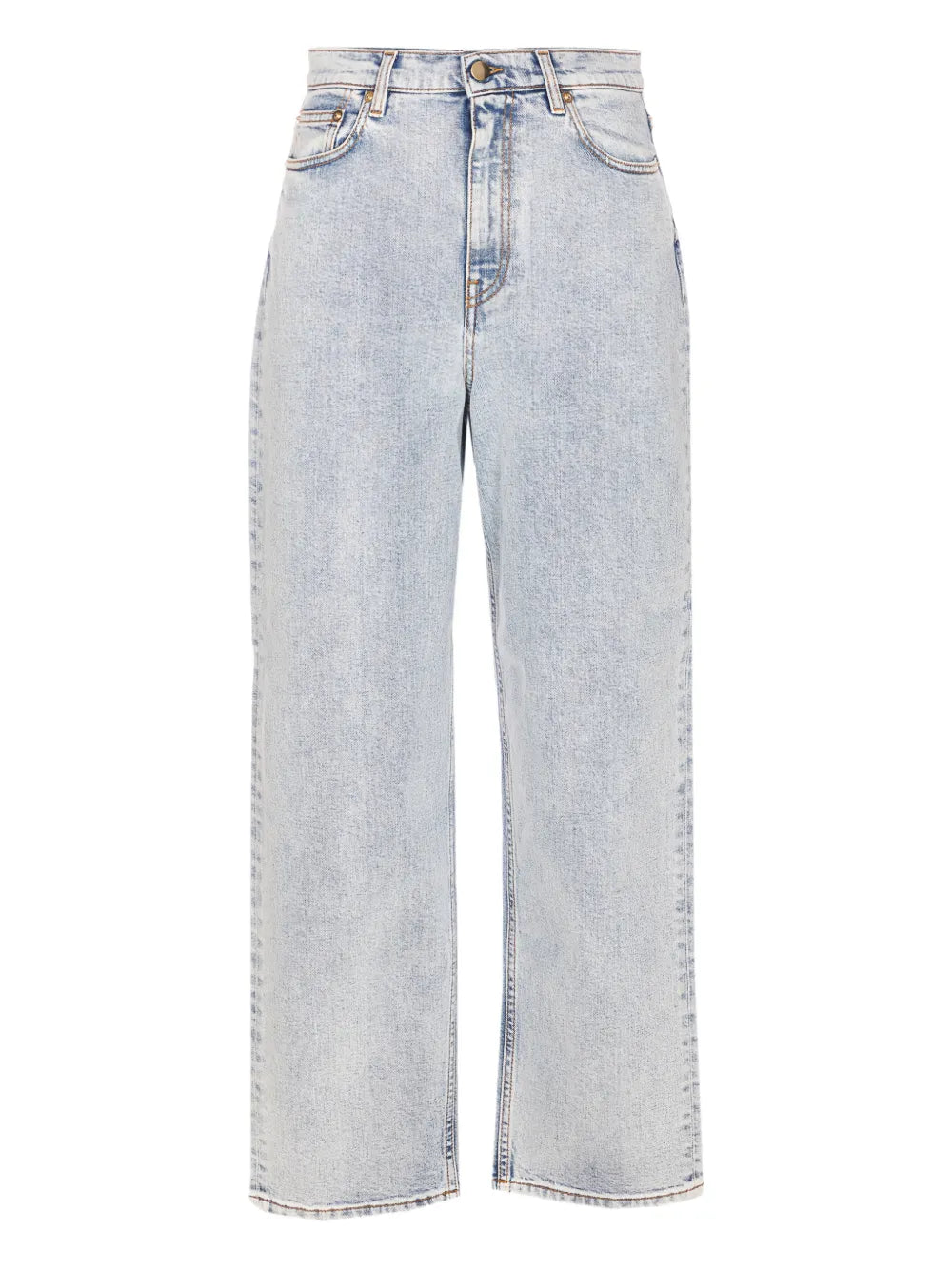 Five-Pocket Denim Jeans — Light Blue
