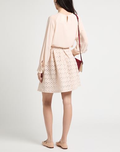 Woman Mini skirt Light pink Size 6 Polyester