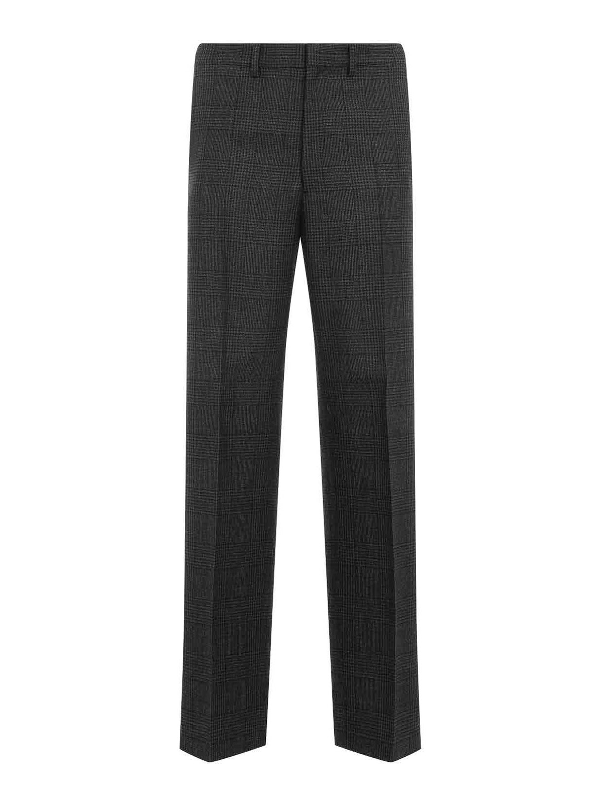 Embroidered Wool Pant