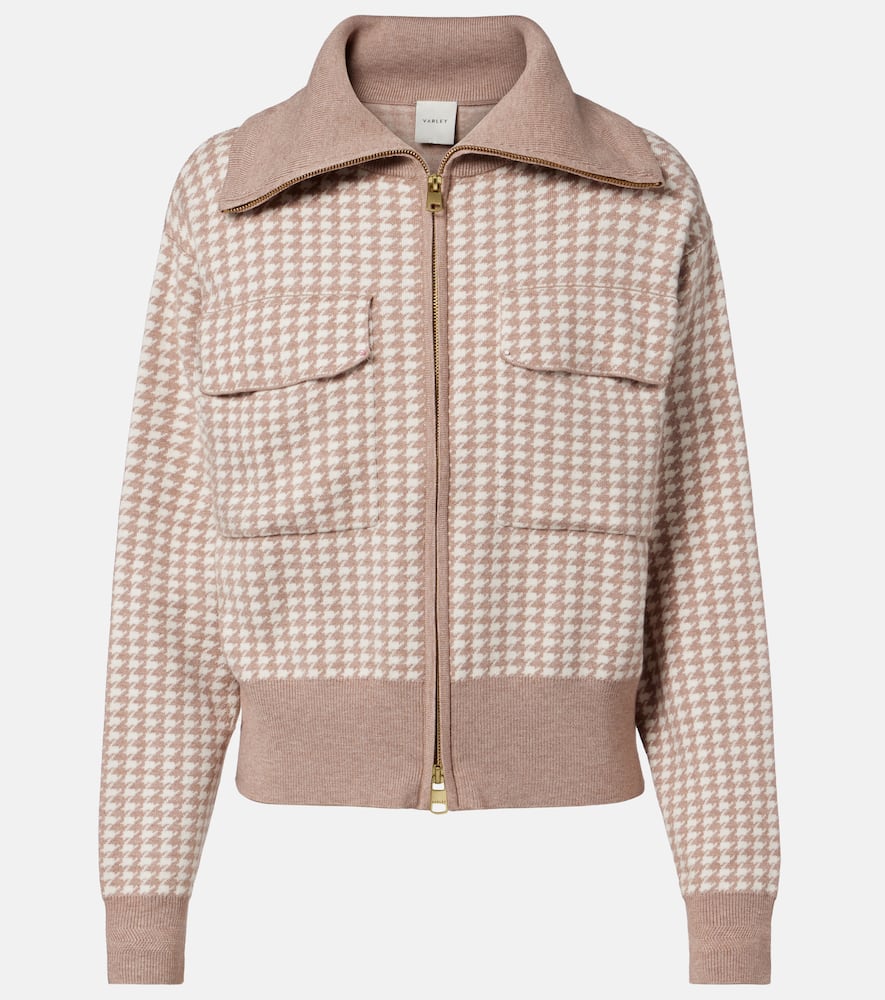 Ablett houndstooth jacquard jacket