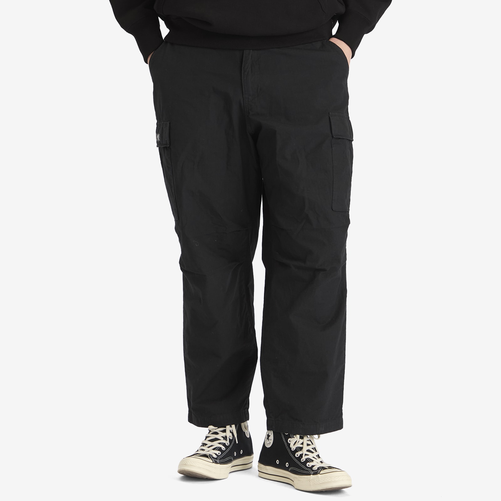 WTAPS Men's Ripstop Cargo Pants in Black