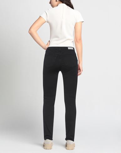 Woman Pants Black Size 6 Cotton, Elastane