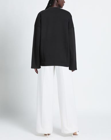 Yosuke Aizawa Woman Sweatshirt Black Size L Cotton, Polyester