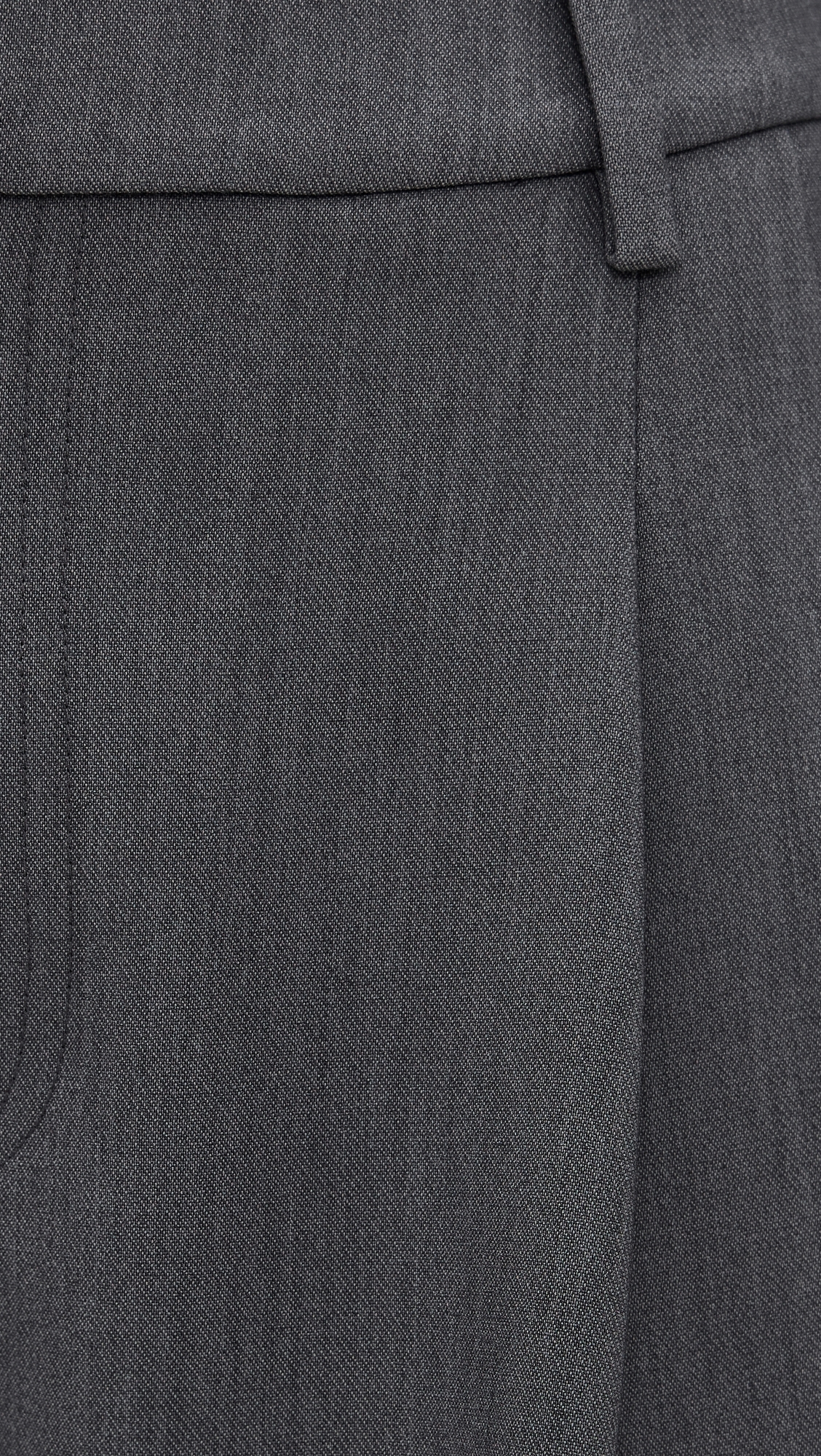 Reese Pleated Pants Grey Melange