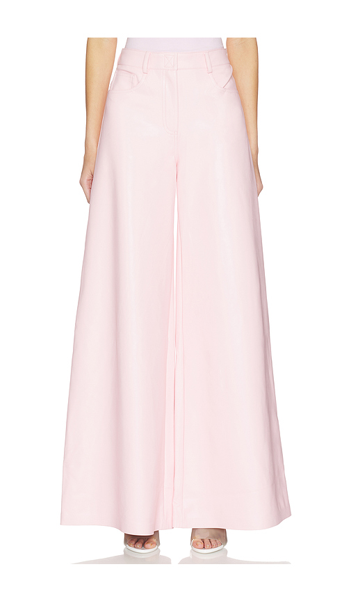 Norma Kamali Elephant Jeans in Pink. - XS also in S