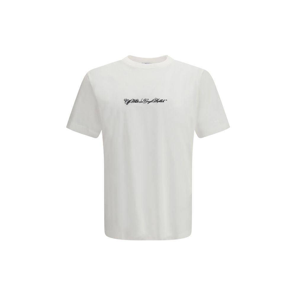 Script Arrow T-Shirt — White