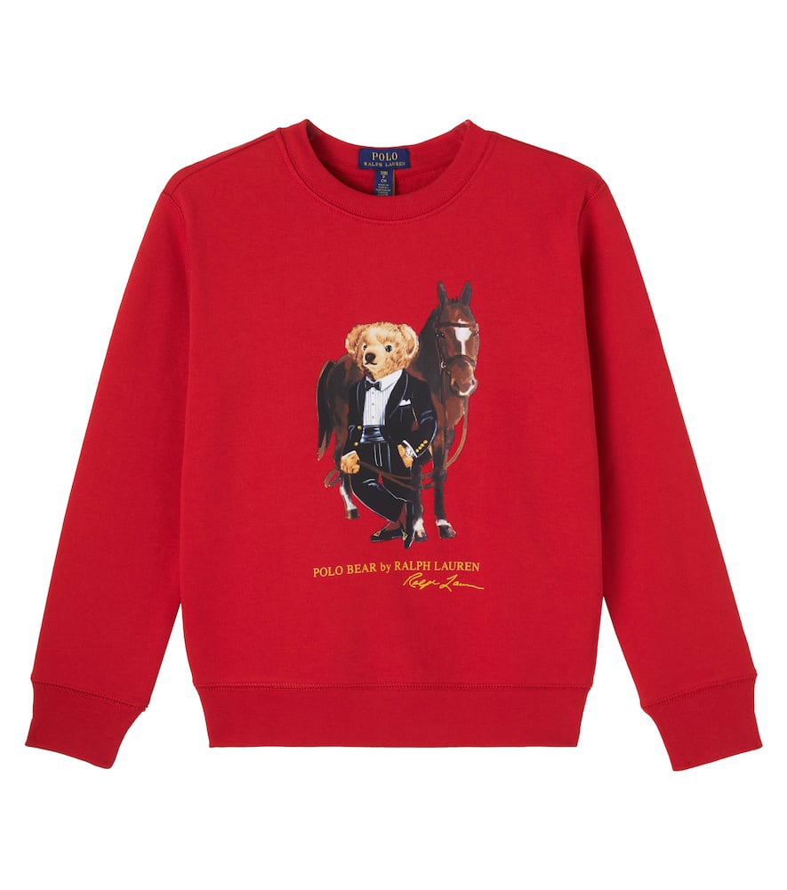 Polo Bear cotton sweatshirt