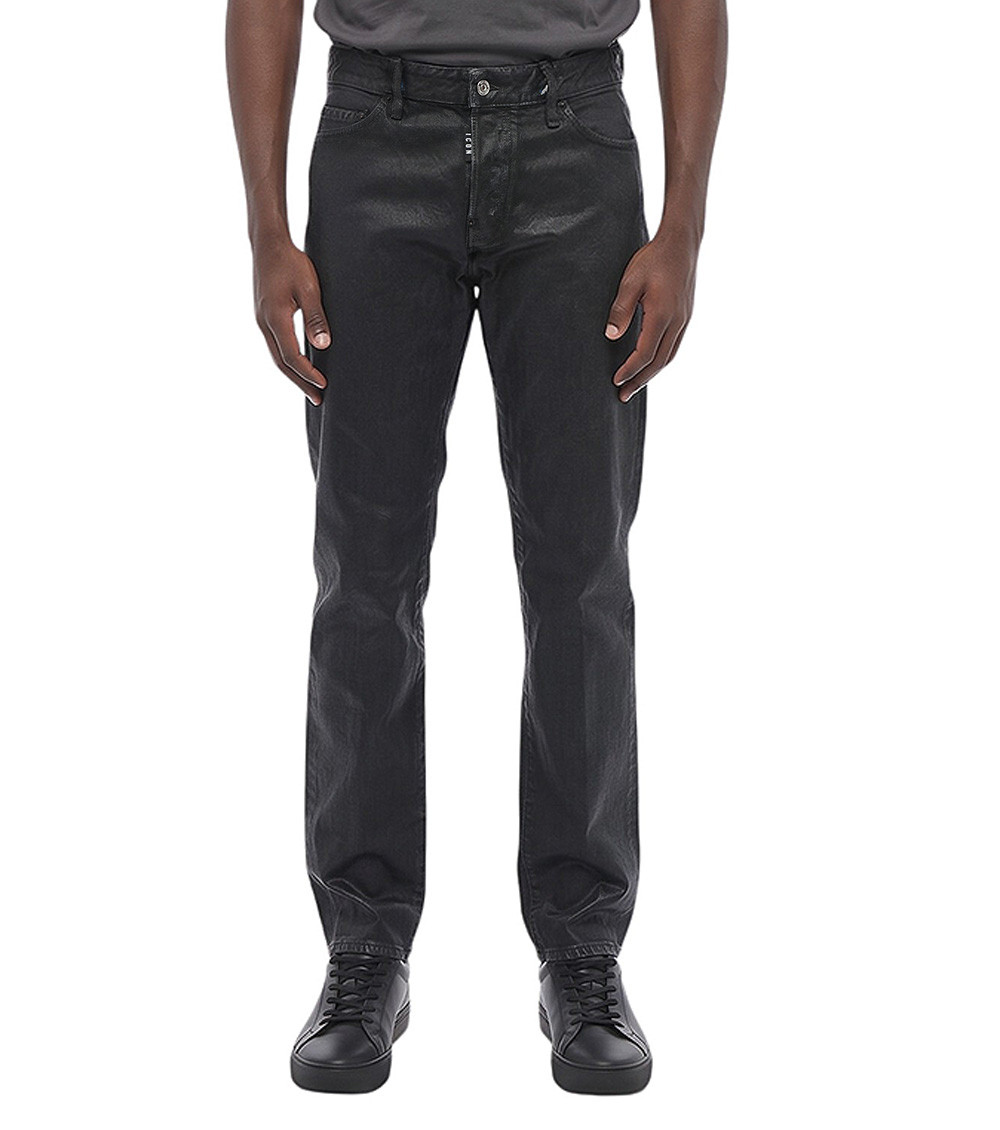 Garment-dyed Straight Leg Jeans