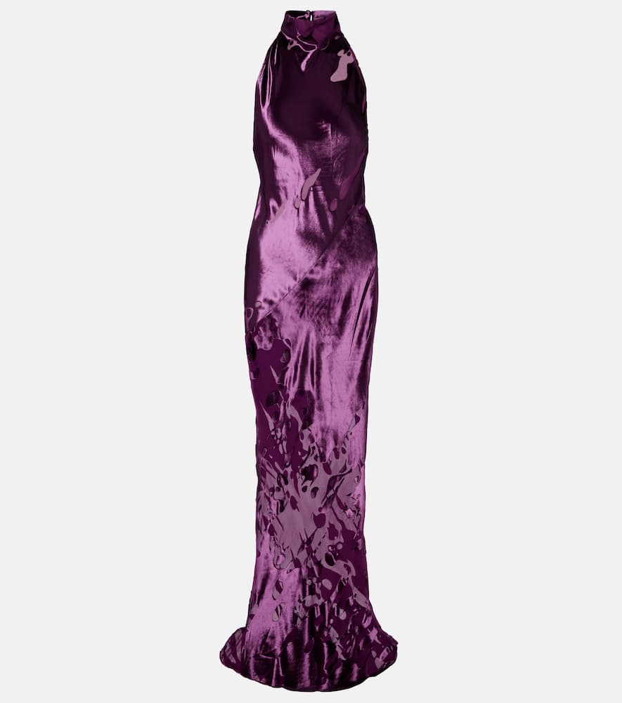 Halterneck gown