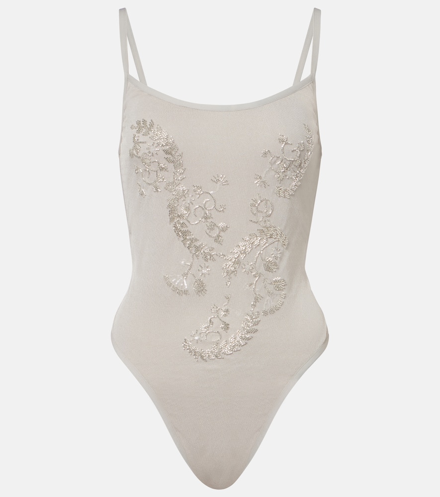 Beaded bodysuit