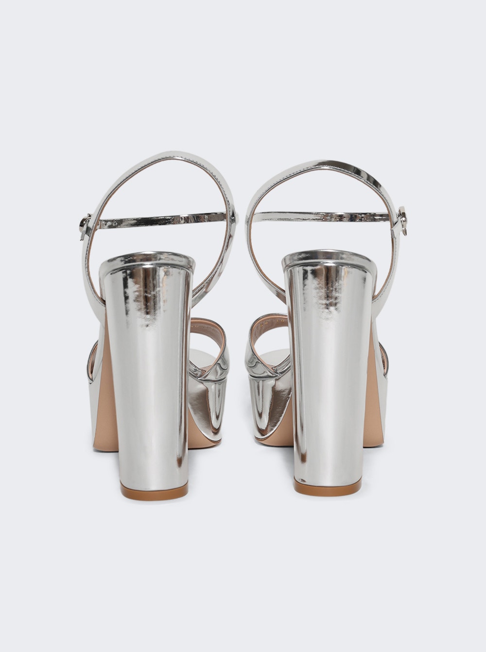 Marlena Platform Sandals Silver