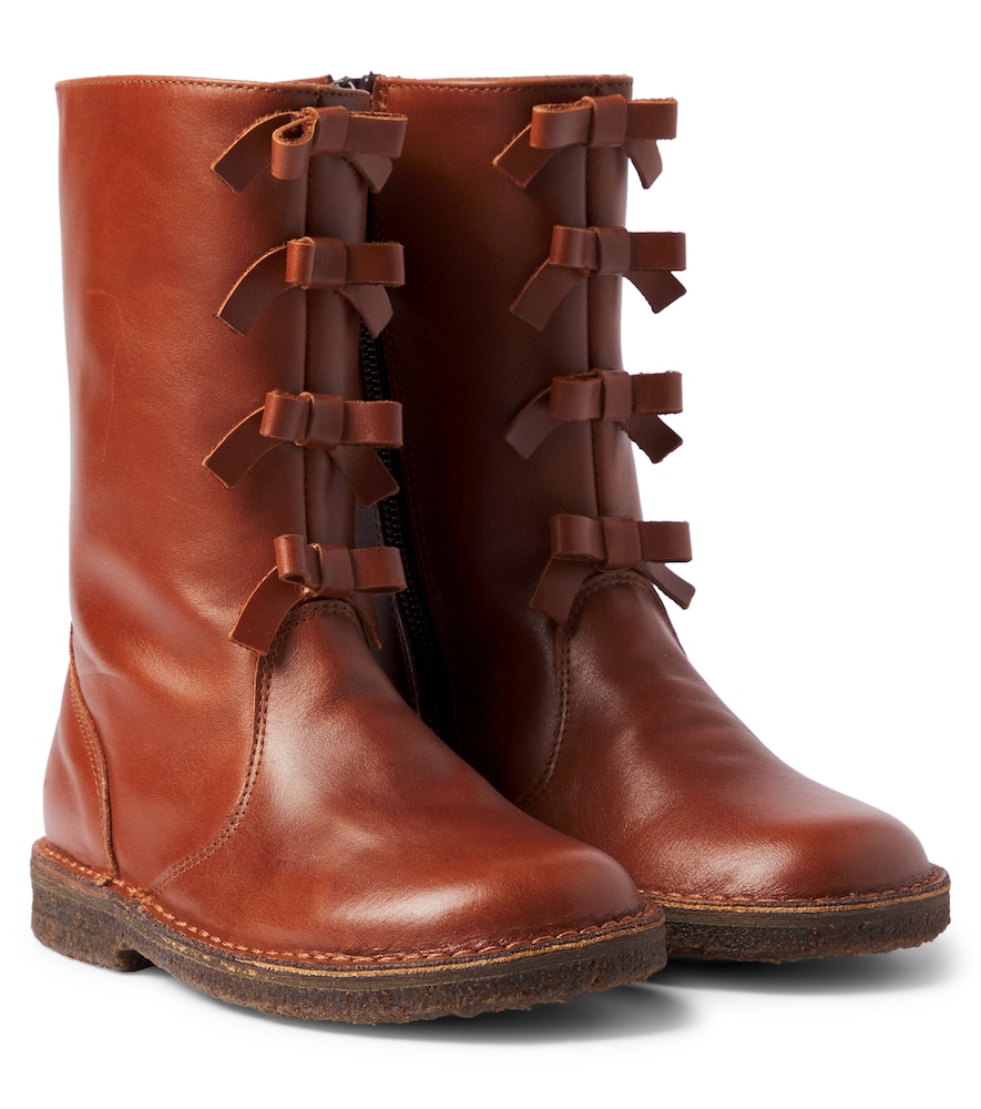 PèPè Pompei bow-detail leather boots