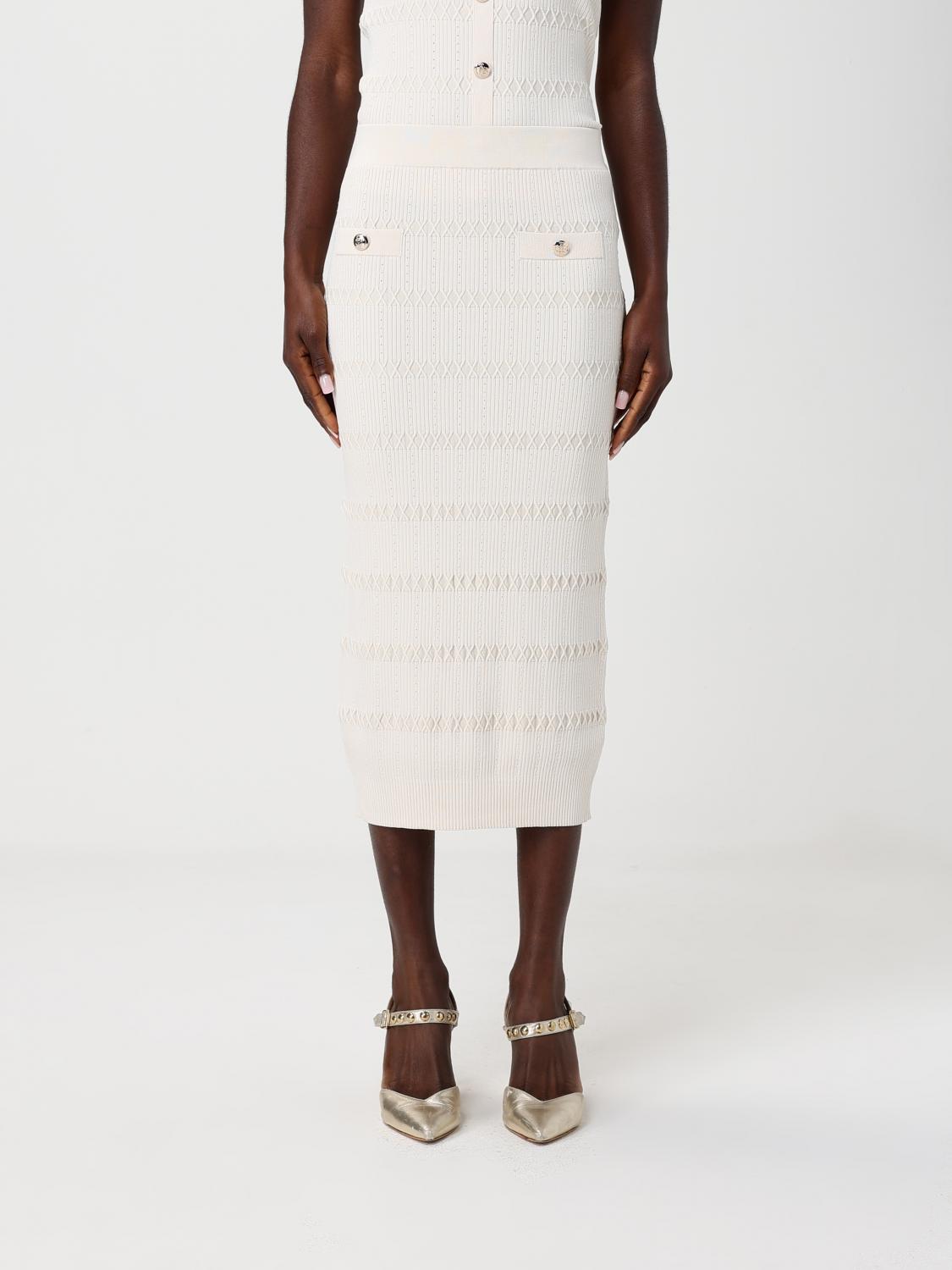 Skirt Woman color Cream