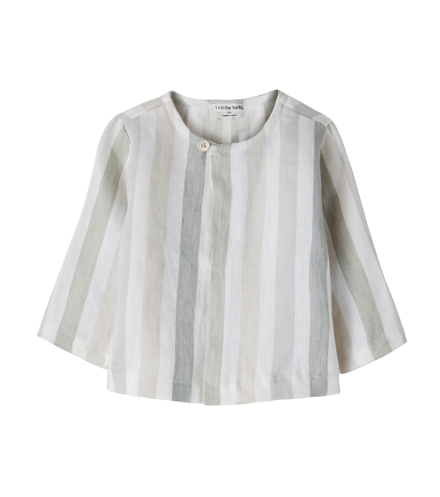 Baby Casavells striped linen top