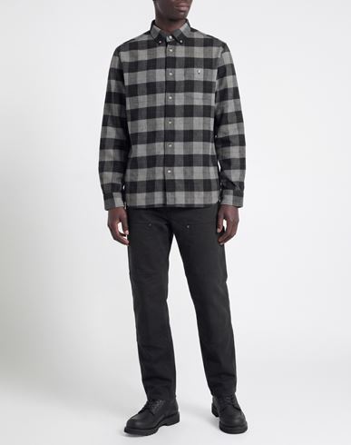 Man Shirt Grey Size S Cotton