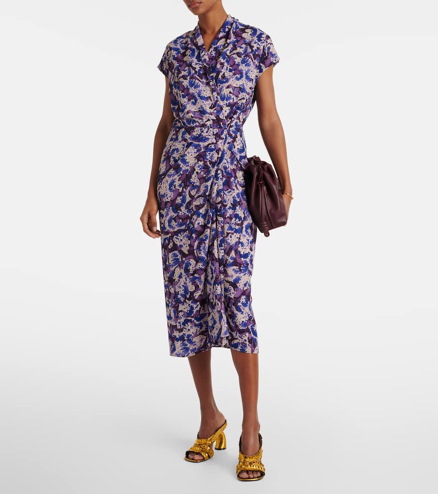 Printed midi dress
