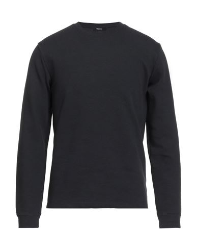 Man Sweatshirt Black Size S Cotton, Polyester, Elastane
