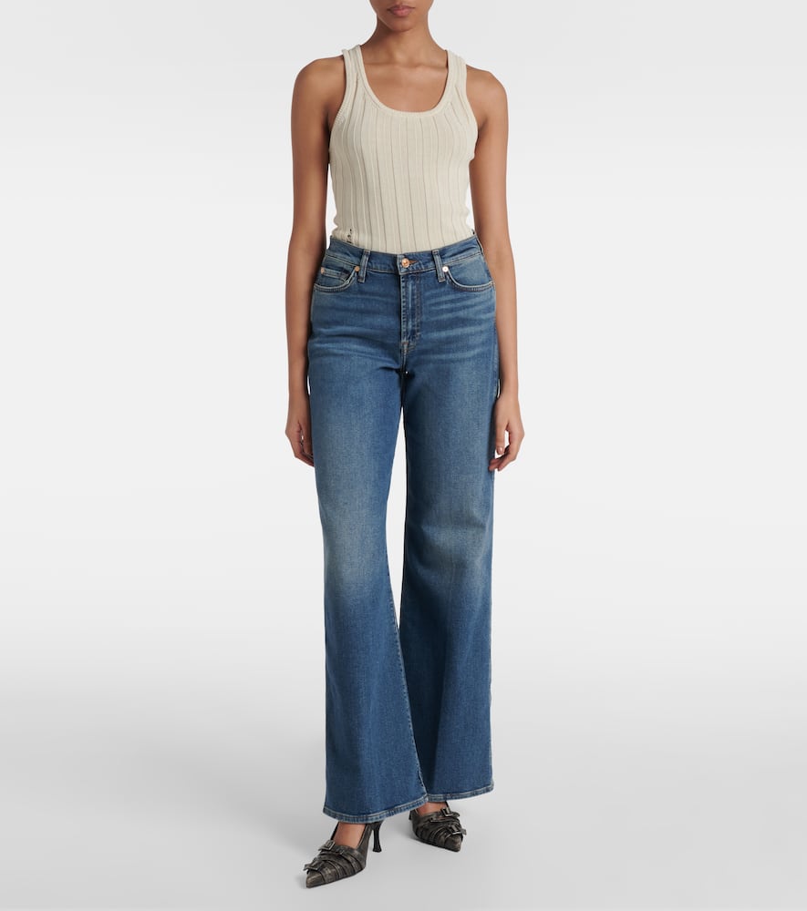 Lotta high-rise wide-leg jeans