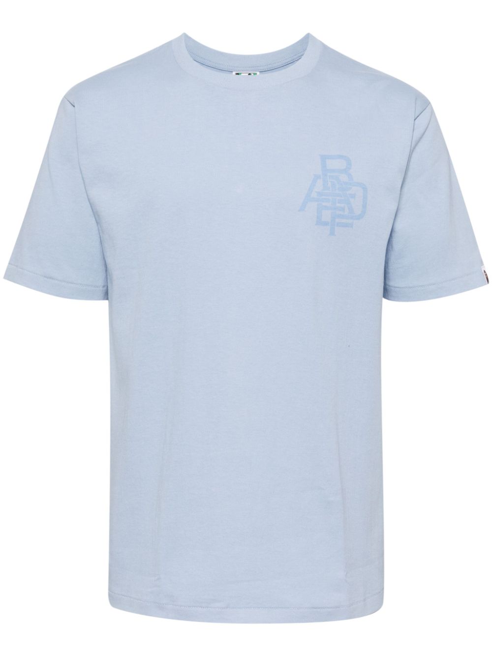Logo-print cotton T-shirt - Blue