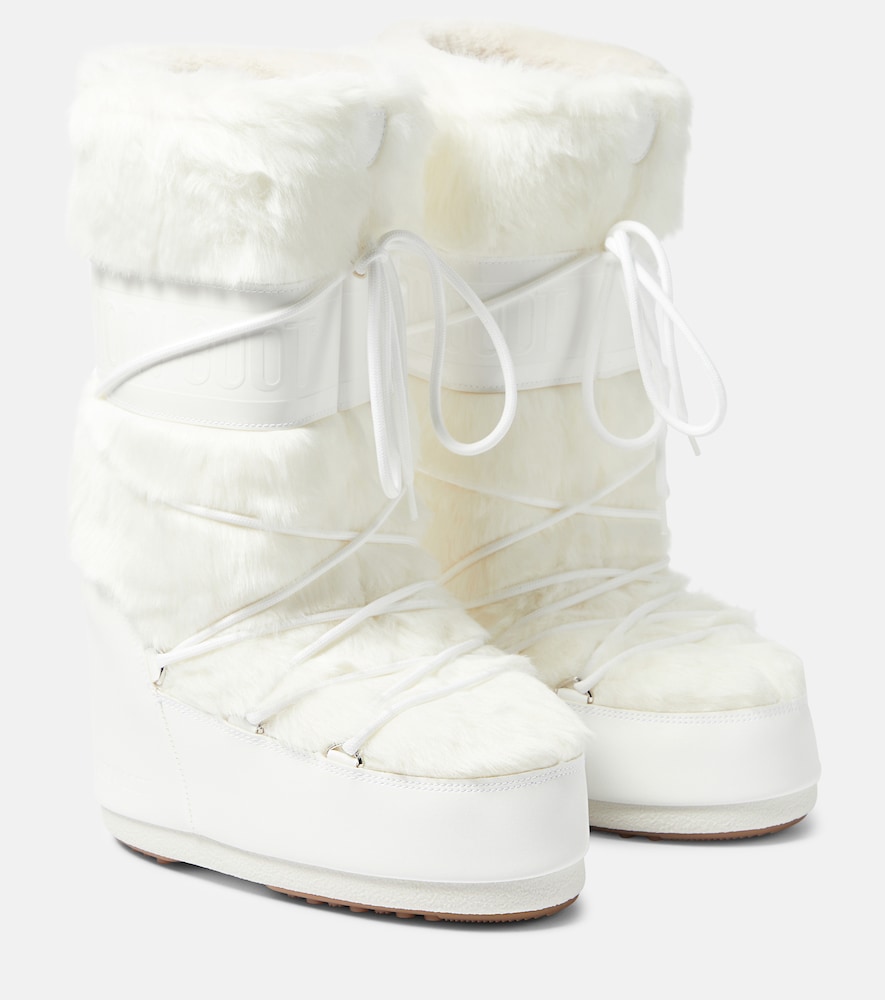 Icon faux fur-trimmed snow boots