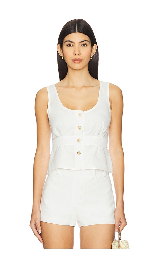 PAIGE Caine Top in White.  8. Also in 0, 00, 10, 12, 14, 2
