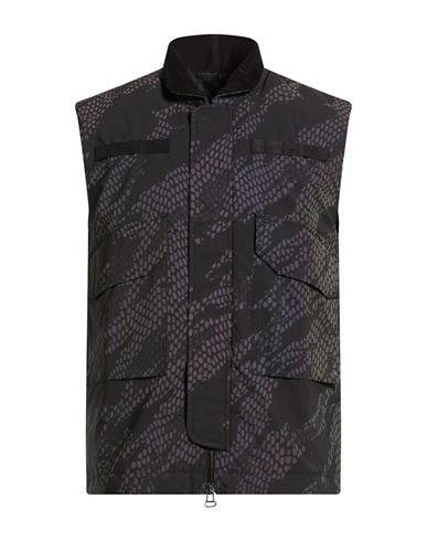 Man Vest Black Size S Polyester