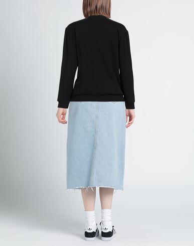 Le Volière Woman Sweatshirt Black Size XS Cotton, Elastane