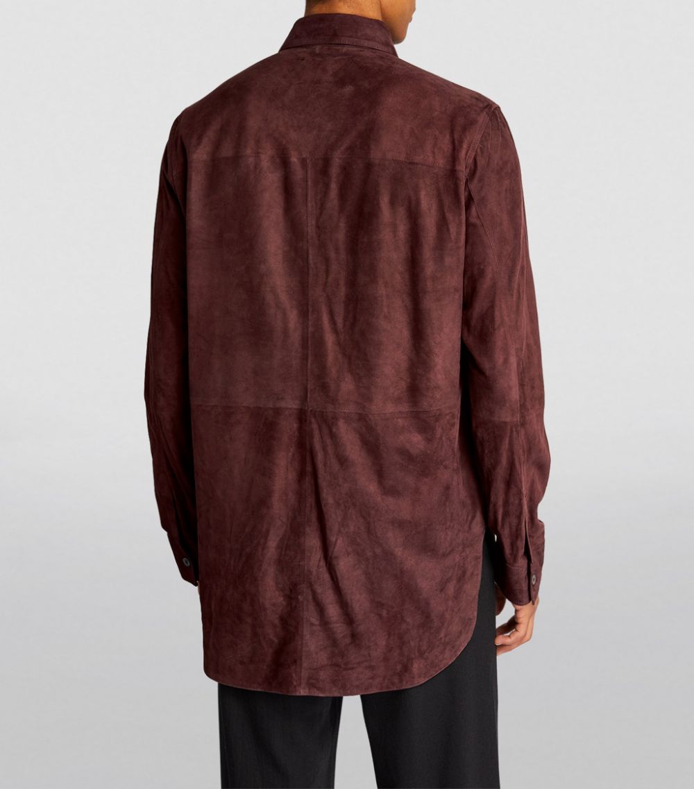 Suede Overshirt