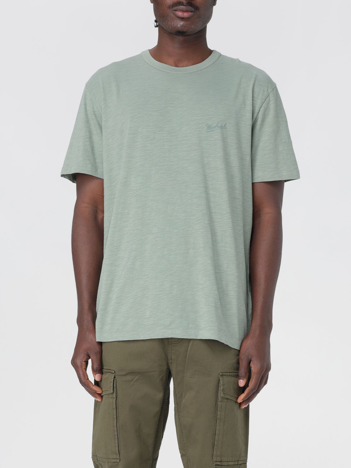 T-Shirt WOOLRICH Men color Green