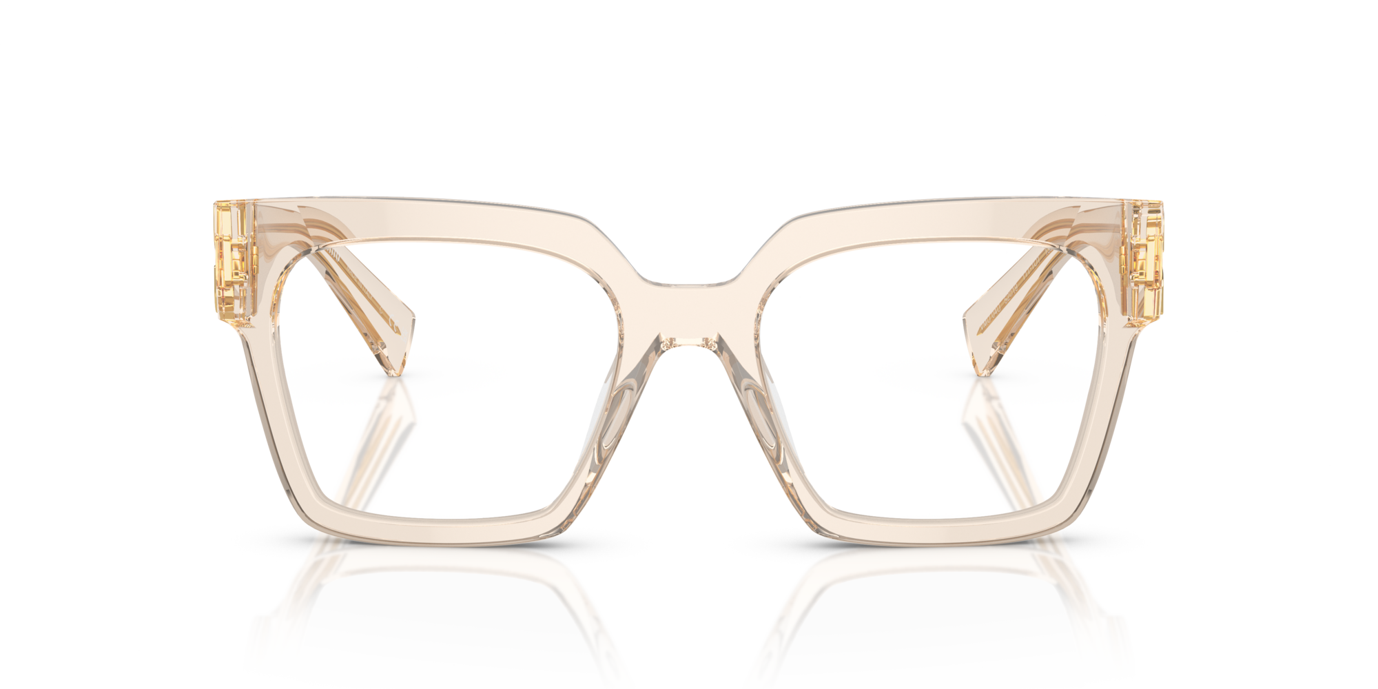 Miu Miu Woman Miu Miu MU 11T1O1 Optical frames Acetate Brown Squared Norma