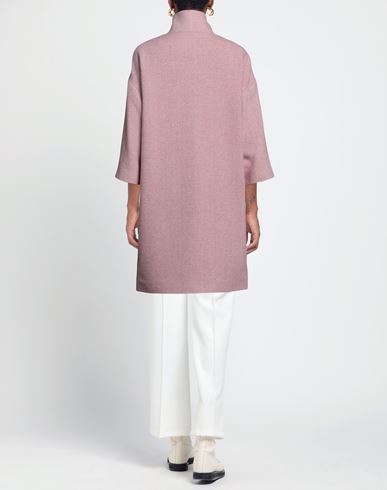 Woman Coat Pink Size 8 Wool, Polyamide, Polyester