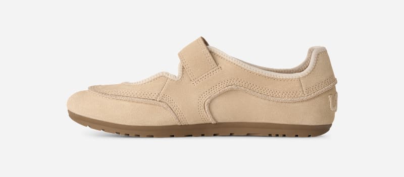 ® Women's Quill Mary Jane Sheepskin Shoes in Sand Castle