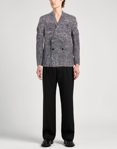 Man Blazer Midnight blue Size 36 Cotton