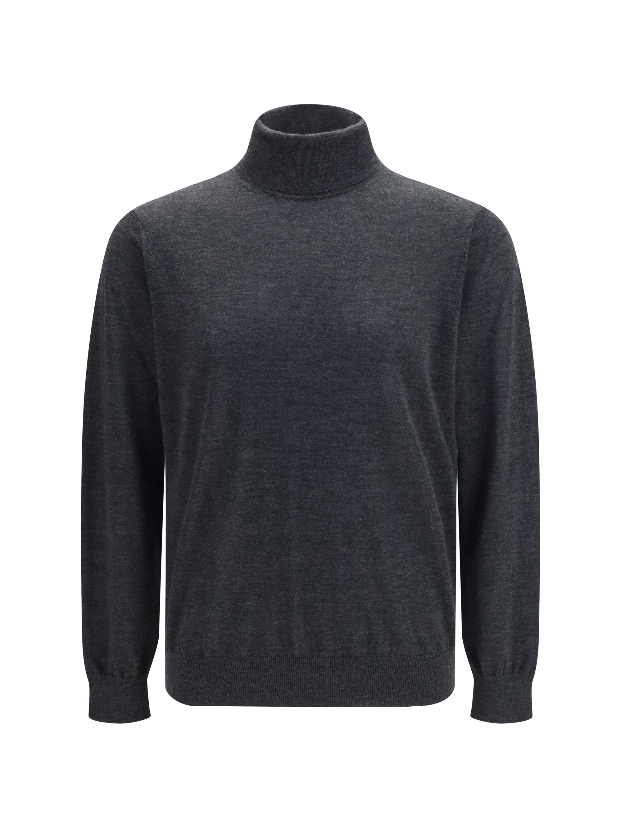Cashmere Turtleneck Sweater — Gray