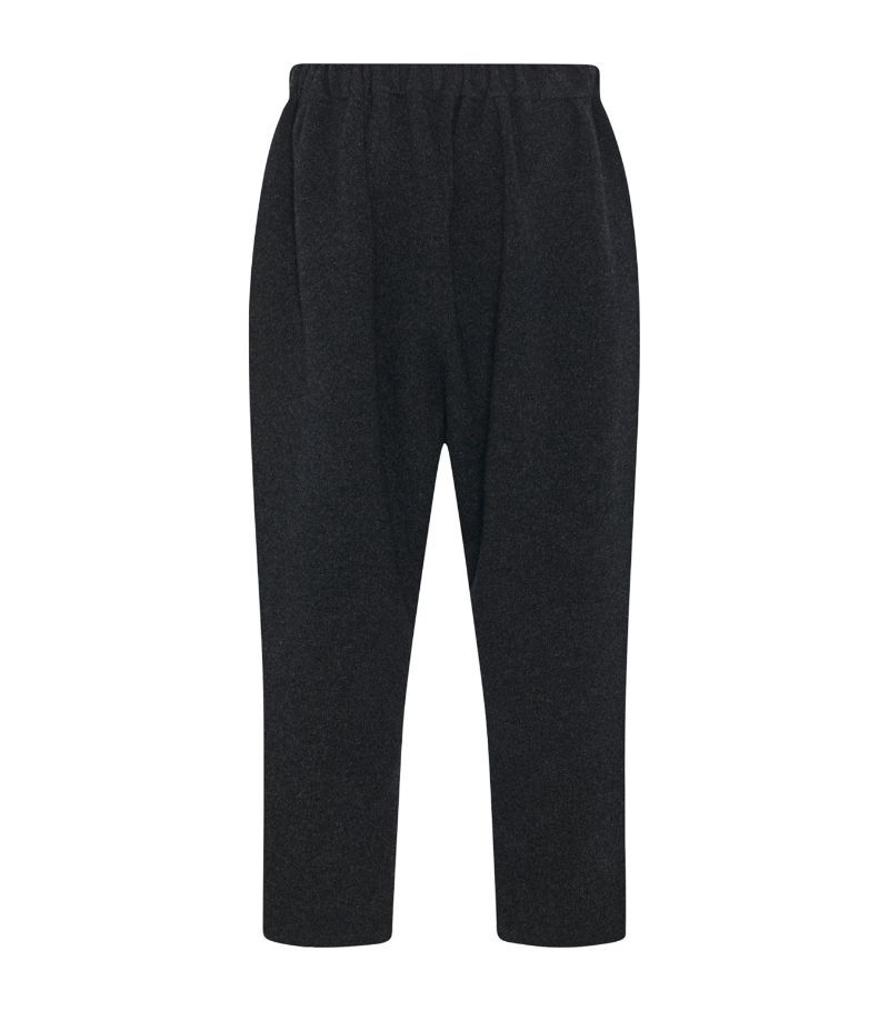 Helphine Cashmere Wide-Leg Sweatpants