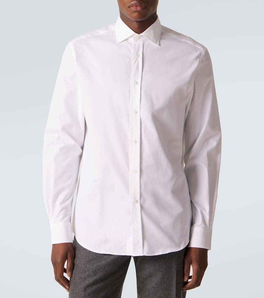 Cotton poplin shirt