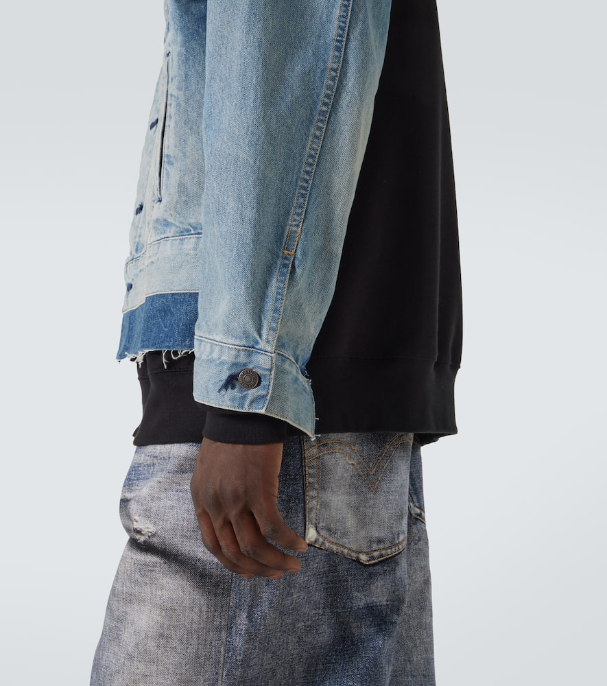 X Levi's jersey and denim jacket