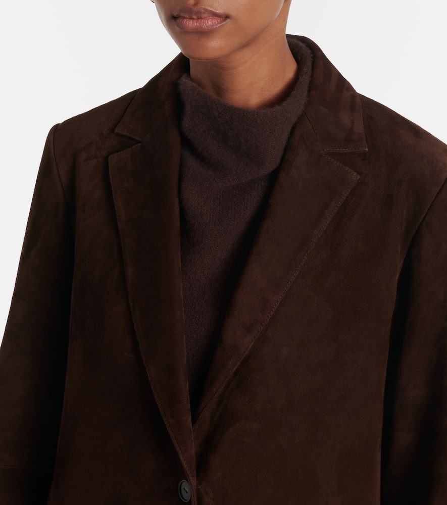 Suede blazer