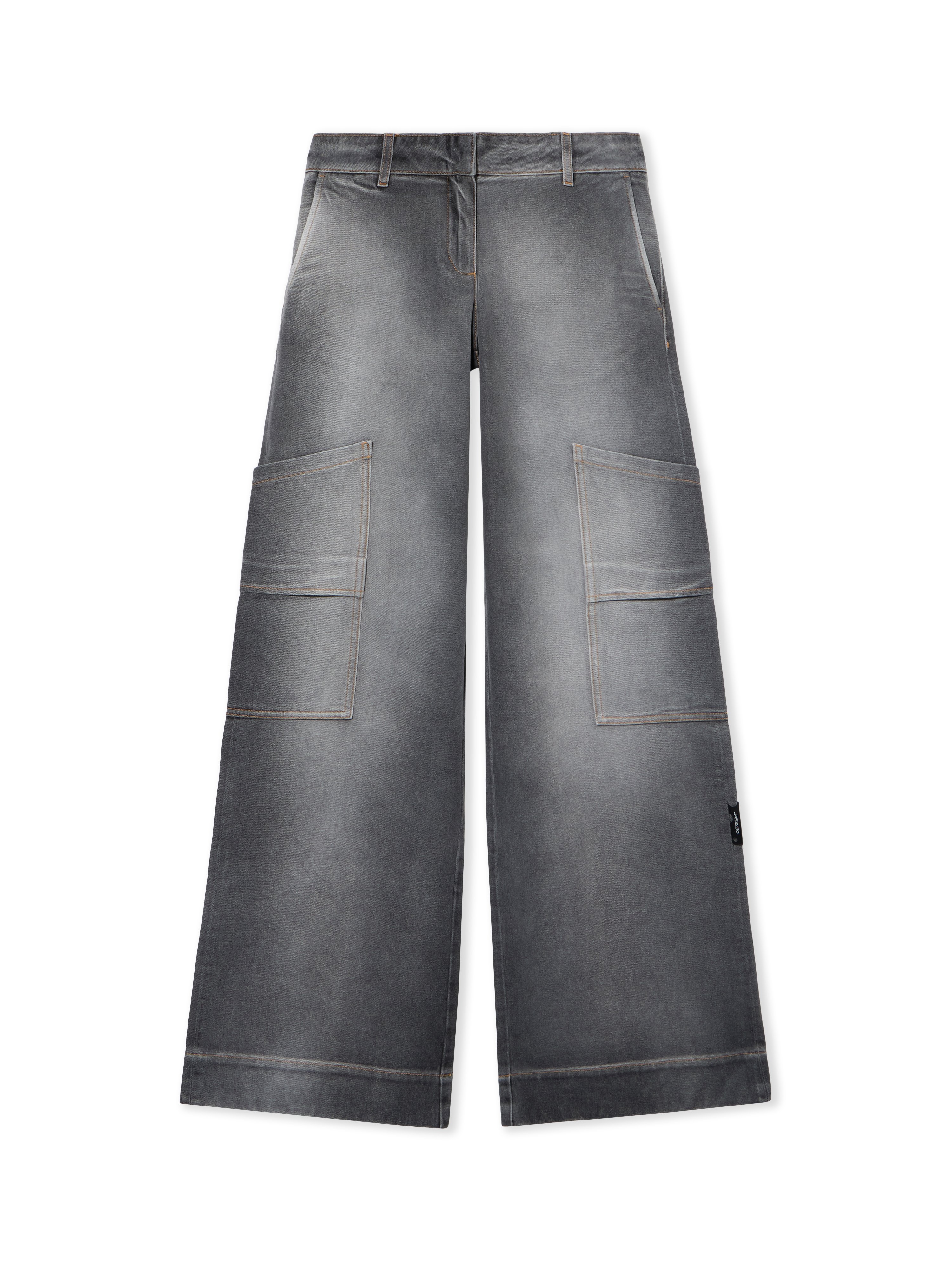 Denim Toybox Cargo Pants - Female Denim Bleach Black