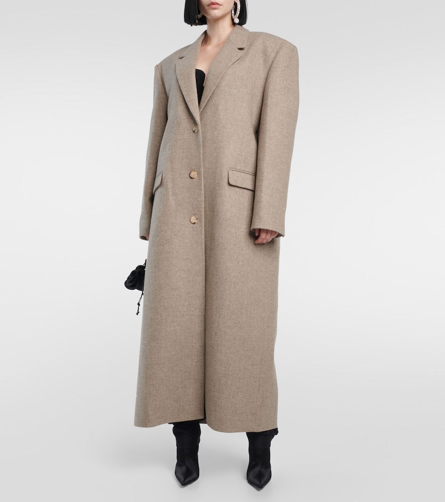 Wool-blend coat
