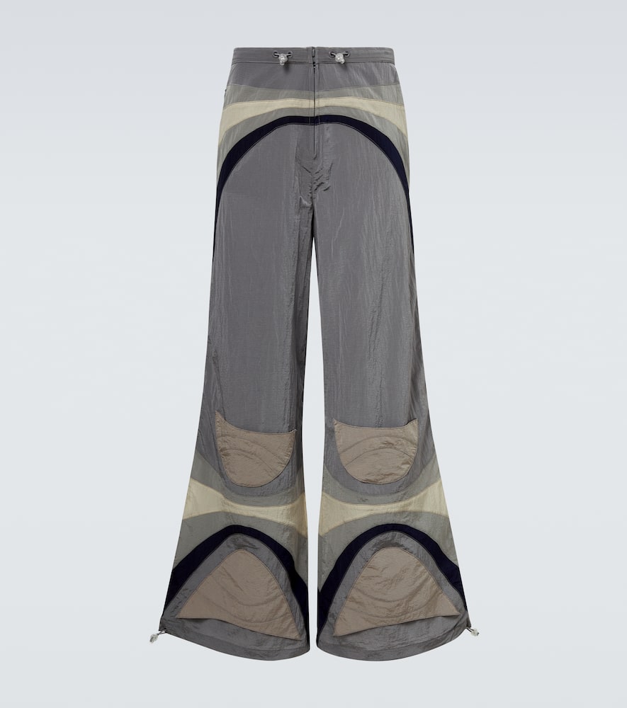 Technical flared pants