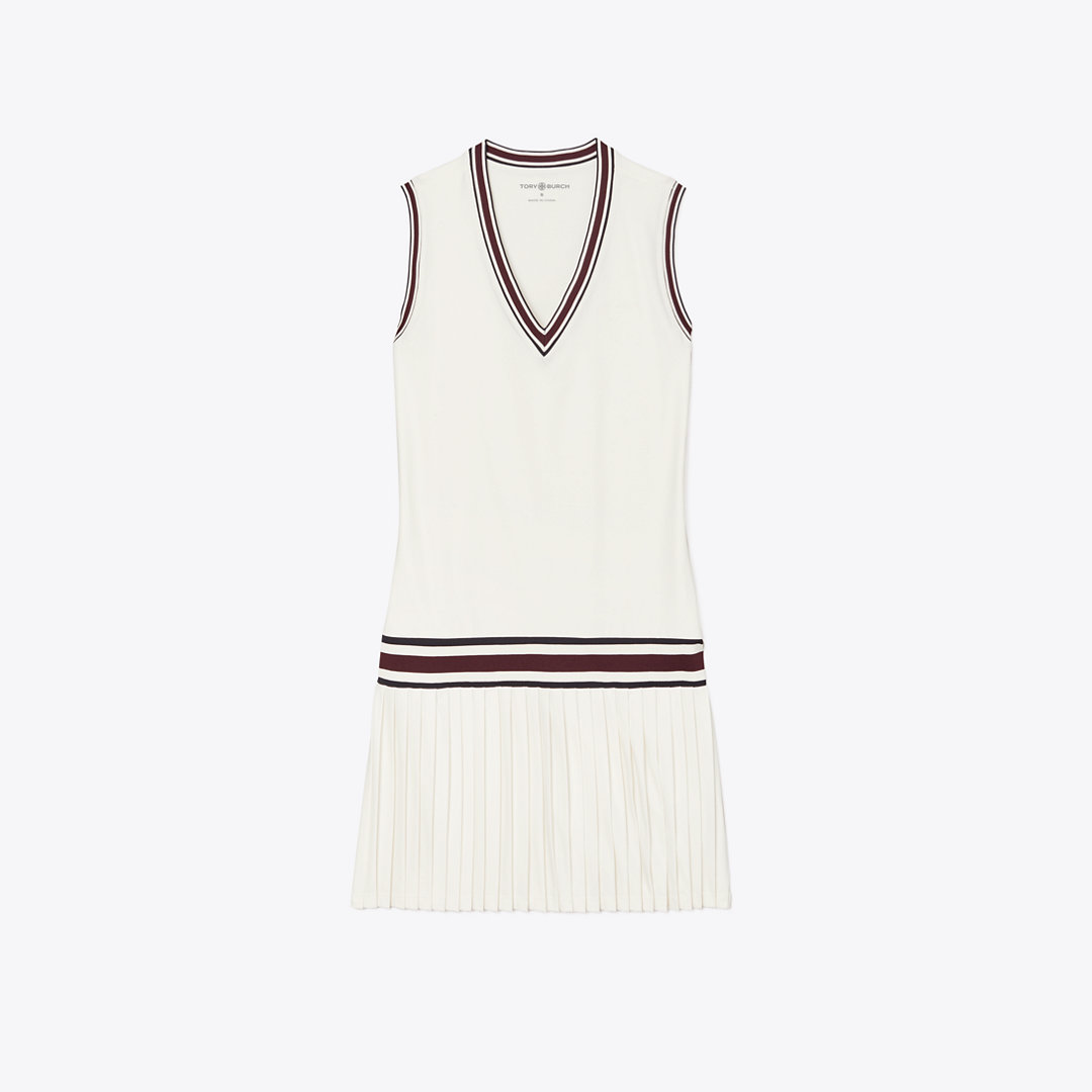 Performance Jersey V-Neck Tennis Dress