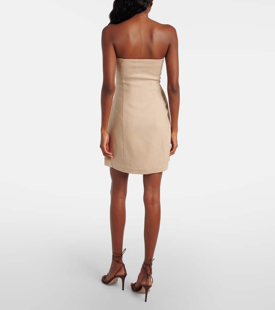 Moretti linen minidress