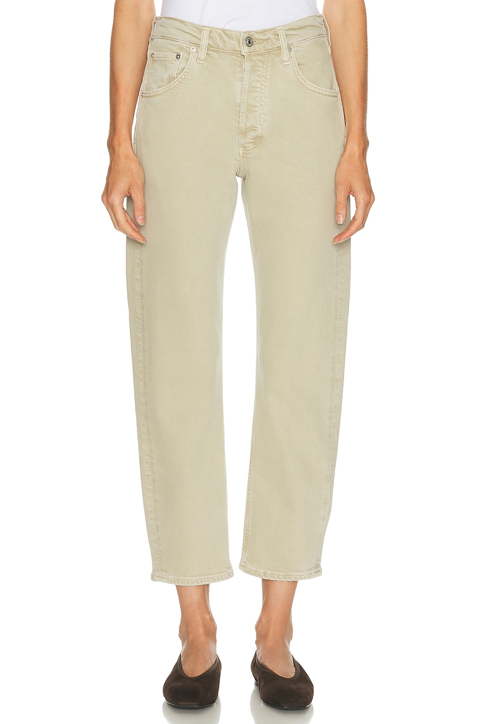 Citizens of Humanity Winslow Low Rise Boyfriend Jeans in Crea