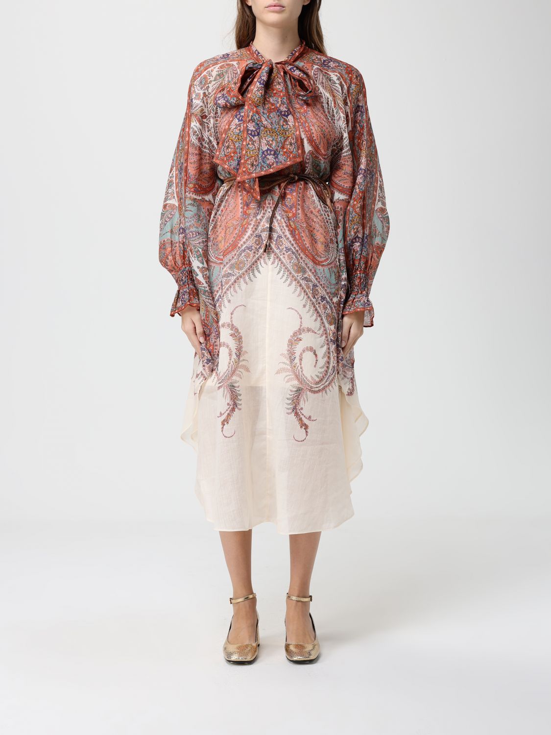 ZIMMERMANN Rhiannon mini dress - Neutrals