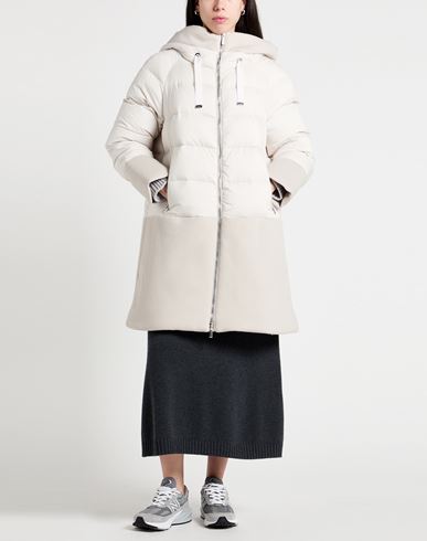 Woman Puffer Off white Size 10 Polyamide, Polyurethane, Wool, Cashmere