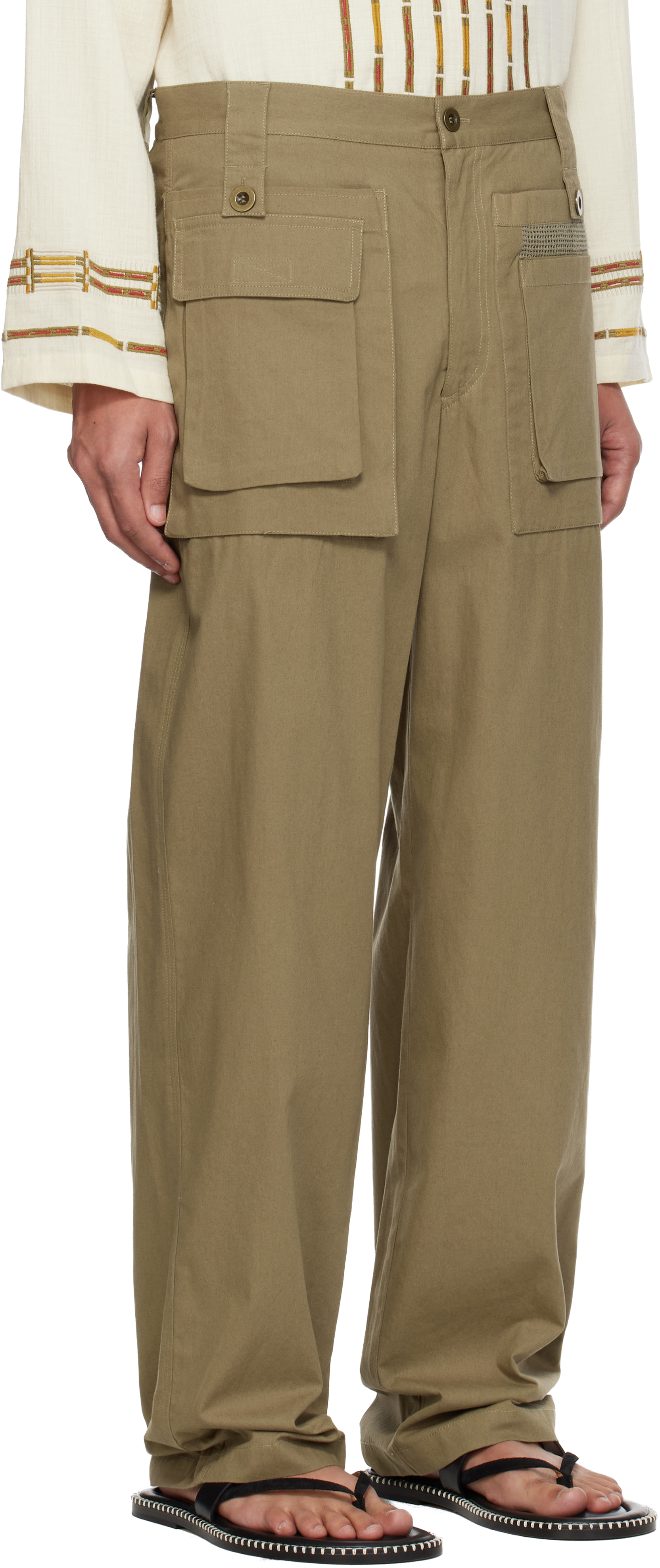 Khaki Ezio Trousers