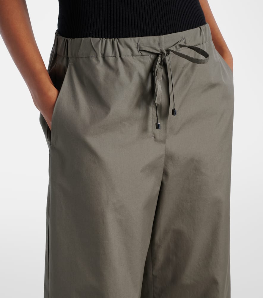 Auero cotton wide-leg pants