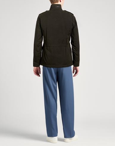 Man Jacket Dark green Size L Cotton, Polyester, Polyamide