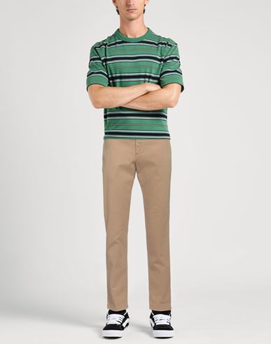 Dondup Man Pants Khaki Size 29 Cotton, Elastane